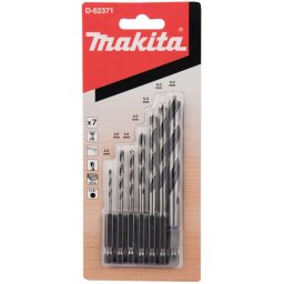 Makita Akcesoria - 7-częściowy zestaw wierteł do drewna D-62371