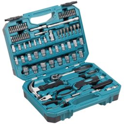 Makita Narzędzia - 76-częściowy zestaw narzędzi ręcznych E-10899