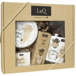 LaQ Dzikus z Lasu Ĺźel pod prysznic 500ml + peeling 200ml + mydĹo w kostce 85ml + olejek do brody 30ml
