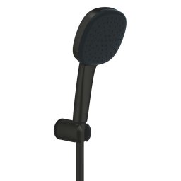 Grohe Vitalio Comfort - Zestaw słuchawki prysznicowej, 2 strumienie, uchwyt i wąż, czarny mat 263992431