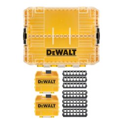 DeWALT Akcesoria - Mały i średni organizer Tough Case i zestaw uchwytów na bity DT70803