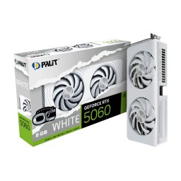 Palit Karta graficzna GeForce RTX 5060 WHITE OC 8GB GDDR7 128bit 3DP/HDMI