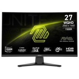 MSI Monitor MAG 275CQF E18 27 cali LED/WQHD/LED/Curved/180Hz/czarny