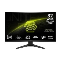 MSI Monitor MAG 321CQF E18 31.5 cala LED/WQHD/LED/Curved/180Hz/czarny