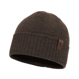 Czapka myśliwska Agbo Hogan wełna Merino - jasnobrązowa