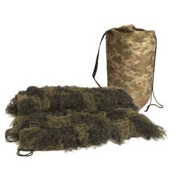 Ghillie siatka maskująca Anti Fire 140x100cm W/L 11962220