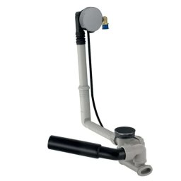 Geberit - Zestaw odpływowo-przelewowy do wanny z wypełnieniem, długość 260 mm, komplet, chrom 150.710.21.6