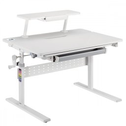 Ergo Office Biurko dla dzieci z regulacją wysokości max 40kg ER-483 Szare