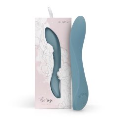 Bloom Rose - wibratora do punktu G - silikonowy - ładowany USB - turkusowy