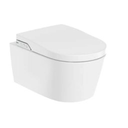 Roca Inspira - Bidet elektroniczny In-Wash z ceramiką, bez kołnierza, SlowClose, biały A803060001