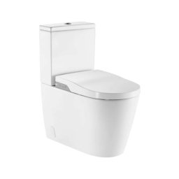 Roca Inspira - Bidet elektroniczny In-Wash z ceramiką, korek Vario, Dual Flush, SlowClose, bez kołnierza, biały A80306L001