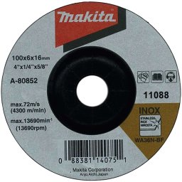 Makita Akcesoria - Tarcza szlifierska do stali nierdzewnej 100x16 mm A-80852
