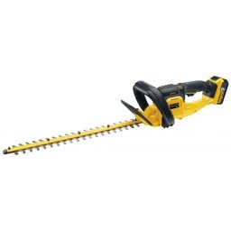 DeWALT - Akumulatorowe nożyce do żywopłotu 18 V 55 cm, 1x akumulator 5,0 Ah Li-Ion, ładowarka DCM563P1