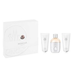 Moncler Pour Femme Woda perfumowana 100ml spray + Ĺťel pod prysznic 100ml + Krem do ciaĹa 100ml