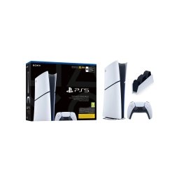 Sony PlayStation 5 Digital Slim E Chassis (PS5) 825GB + Stacja ładowania DualSense