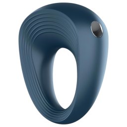 Satisfyer Power Ring - wibrujący pierścień na penisa wodoodporny szary