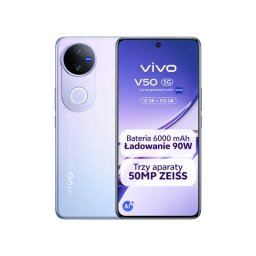 vivo V50 12/512GB 6,77" 120Hz 50Mpix Jasnofioetowy