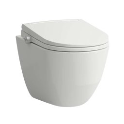 Laufen Cleanet Pro Lite - Bidet elektroniczny z ceramiką, wiszący, Rimless, SoftClose, biały H614890000S002