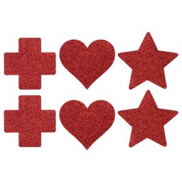 Le Désir - naklejki na sutki - 3 pary - czerwone