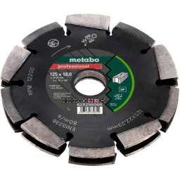 Metabo Akcesoria - Diamentowa tarcza frezująca do muru, 125x22,23 mm 628298000