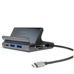 4smarts Podstawka tablet/smartphone 7w1 DeX 2xUSB-C/ 2xUSB-A/ HDMI/SD/ microSD/ RJ45