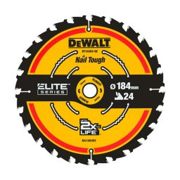 DeWALT Akcesoria - Tarcza tnąca do drewna 184x16 mm, 24 zębów DT10302