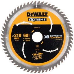 DeWALT Akcesoria - Tarcza pilarska do drewna, 210x30 mm, 60 zębów DT99567