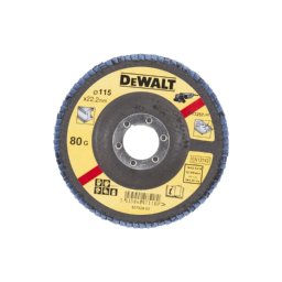 DeWALT Akcesoria - Ściernica lamelkowa, P80, średnica 115 mm DT3257
