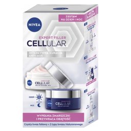 Nivea Expert Filler Cellular krem przeciwzmarszczkowy na dzieĹ 50ml + krem przeciwzmarszczkowy na noc 50ml