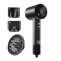 SkinVibe Libra AirLoom SV-002BK Jonizacja Dyfuzor Zimny nawiew 1500W 3 prędkości 4 temperatury