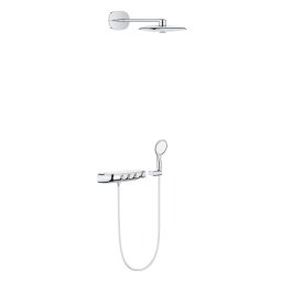 Grohe Rainshower SmartControl - Podtynkowy zestaw prysznicowy Duo z termostatem, 36 cm, chrom 26443000