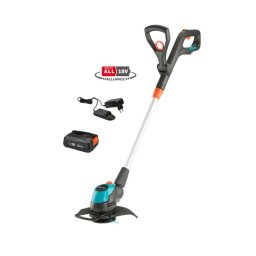 Gardena - Podkaszarka akumulatorowa 18V EasyCut 23/18V P4A, zasięg cięcia 23 cm, 2x akumulator Li-Ion 2,0 Ah, ładowarka 14700-20