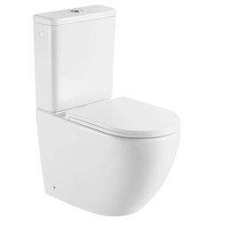 kielle Oudee - Zestaw WC kombi ze spłuczką i deską Softclose, Vortex Rimless, biały 30202010