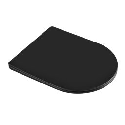kielle - Deska sedesowa, Softclose, EasyLock, Slim, czarny matowy 30401034