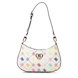 GUESS Torebka - Emelie Logo Kobiety Sztuczna skóra biały|wielokolorowy, ONE SIZE