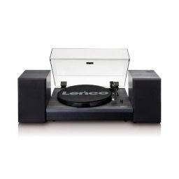 Lenco LS-300BK Półautomatyczny Napęd bezpośredni Przedwzmacniacz Bluetooth Czarny + głośniki