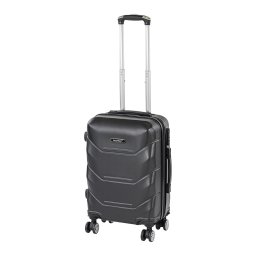 Walizka kabinowa TraveLux Max ze zdejmowanym kkiem 50x40x20 cm czarna