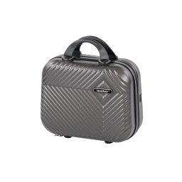 Walizka TraveLux Pro z tward pokryw 28x36x16 cm szara