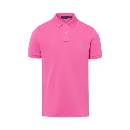 Polo Ralph Lauren Męska koszulka polo Mężczyźni Bawełna wyrazisty róż, XL