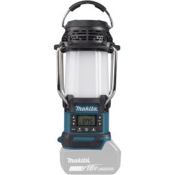 Makita - Akumulatorowe 18V radio budowlane z lampką LED 260 lm, bez akumulatora i ładowarki DMR055