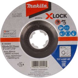 Makita Akcesoria - Tarcza szlifierska do metalu 125x22,23 mm E-00393