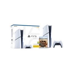Sony PlayStation 5 Slim E Chassis (PS5) 1TB z napędem + Uncharted: Kolekcja Dziedzictwo Złodziei