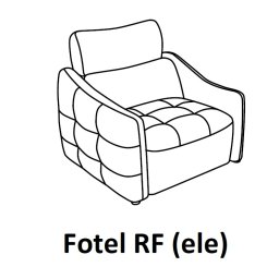 DAVOS Fotel RF ele z elektryczną funkcja relax