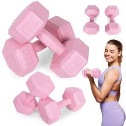 Szecioktny zestaw sztang 2x3 kg rowy