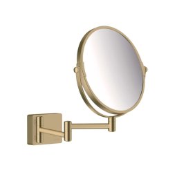 Hansgrohe AddStoris - Lusterko kosmetyczne naścienne, brąz szczotkowany 41791140