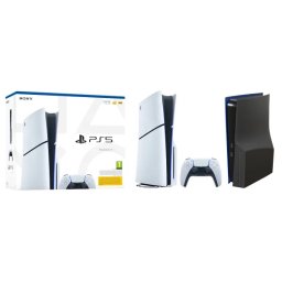 Sony PlayStation 5 Slim E Chassis (PS5) 1TB z napędem + Panele FroggieX FX-P5-C6-B