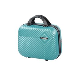 Podrczna walizka TraveLux Pro z tward pokryw 28x36x16 cm w kolorze bkitnej laguny