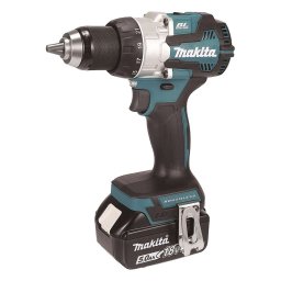 Makita Narzędzia - Wiertarko-wkrętarka akumulatorowa 18V, 2x akumulator 5,0 Ah Li-Ion, ładowarka DDF489RTJ
