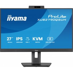 IIYAMA Monitor 27 cali XUB2790QSUH-B2 IPS,QHD,CAM,MIC,HDMI,DP,3xUSB(3.2), 100Hz,ADAPTIVE SYNC,FlickerFree,2x2W,WINDOWS HELLO