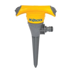 Hozelock 2510 OO-HOZ2510 zraszacz obrotowy na kołku 8-dyszowy 177 m² trawnik rabaty